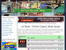 Tablet Screenshot of lolslots.com